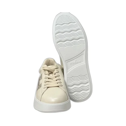 Sneakers With Crystal Logo H