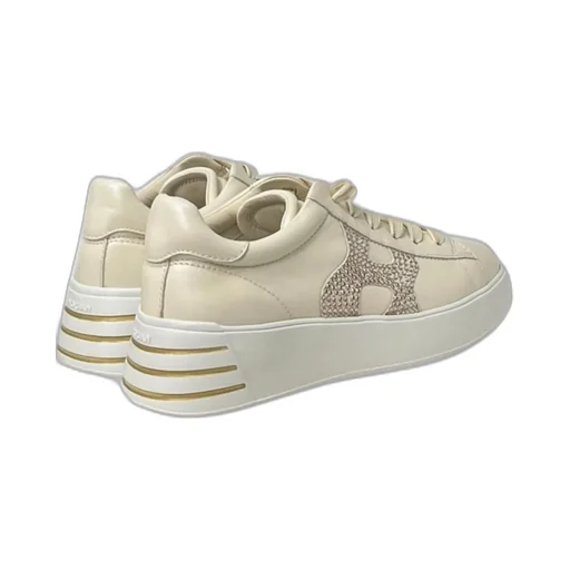 Sneakers With Crystal Logo H