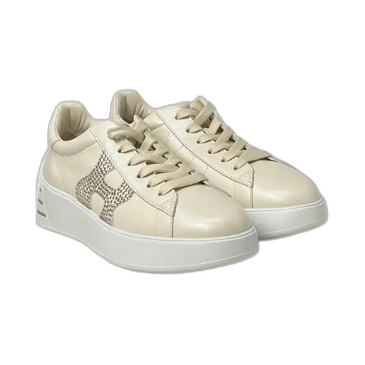 Sneakers With Crystal Logo H