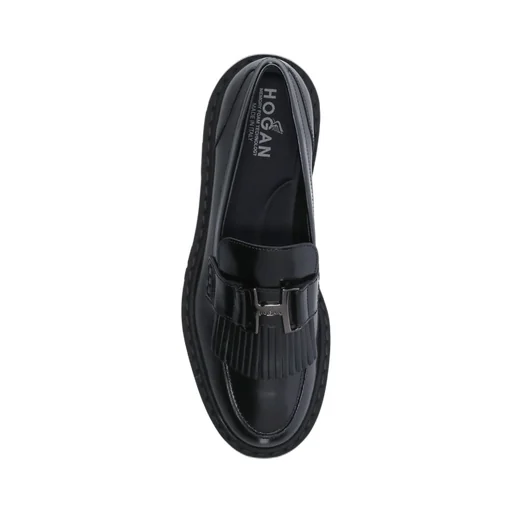 Loafers With Fringes And Platform Sole