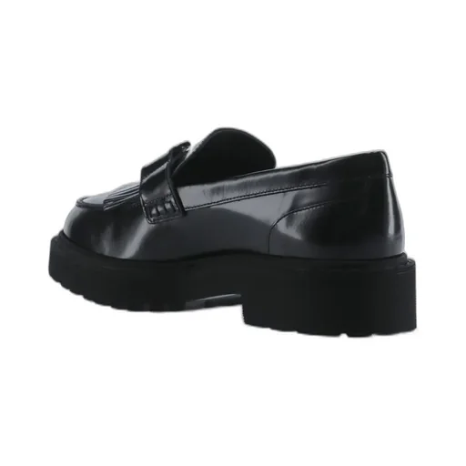 Loafers With Fringes And Platform Sole
