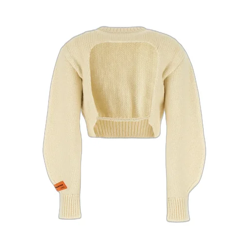 Cropped Knit Sweater