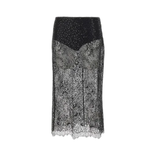 Sequin Lace Maxi Skirt