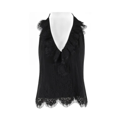 Halterneck Lace Top
