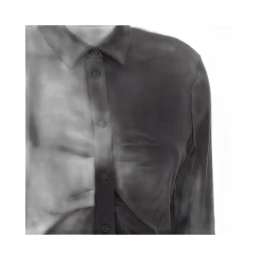 Lace-Up Ruched Shirt