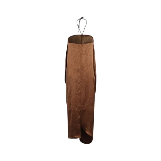 Draped Halter Dress