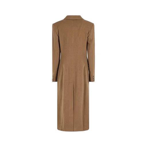 Double-Breasted Wool Coat
