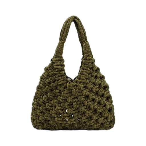 Chunky Knit Hobo Bag