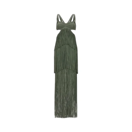 Fringed Maxi Dress