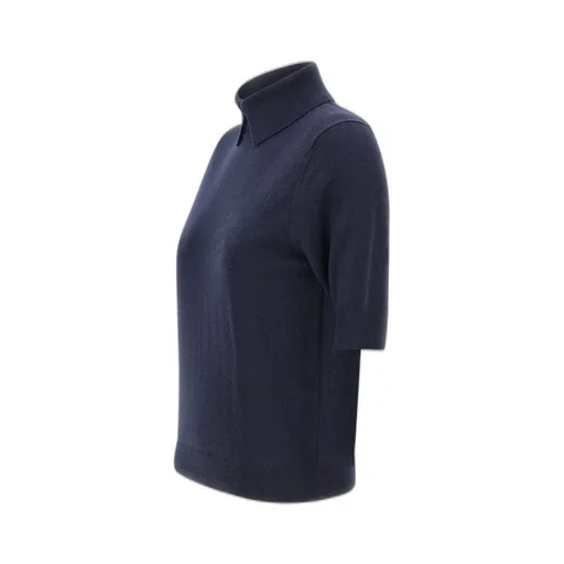 Short Sleeve Polo Sweater