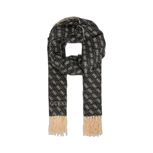 Scarf With All-Over Logo Print