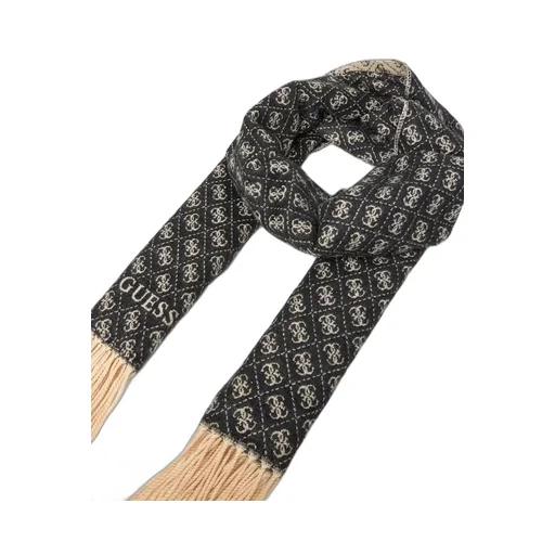 Scarf With All-Over Logo Print