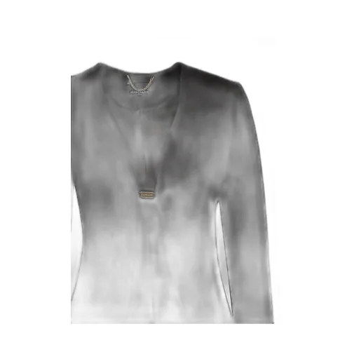 Open-Front Blazer With Chain Detail