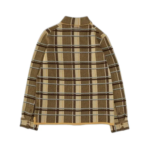 Plaid Knit Shirt