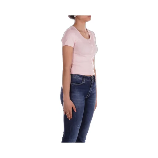 Button-Up Cropped Top
