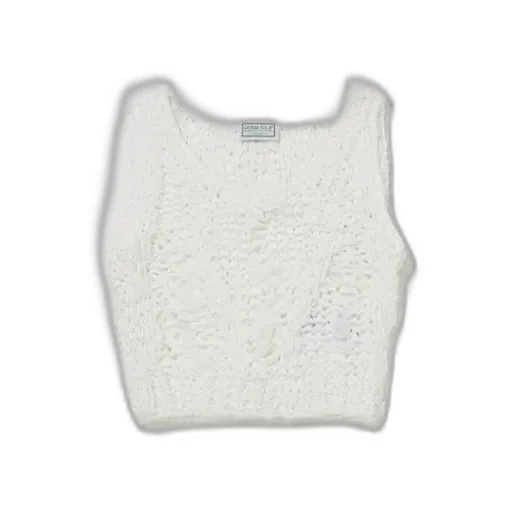 Cropped Knit Vest