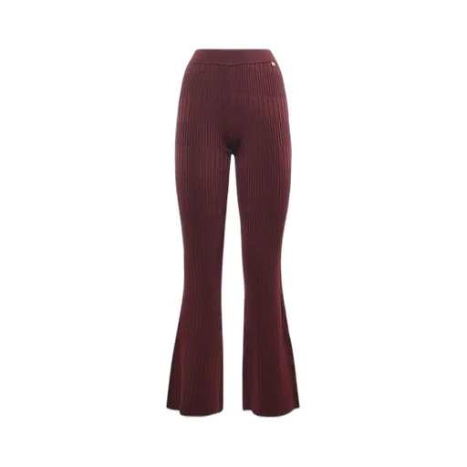 Ribbed Flare Pants