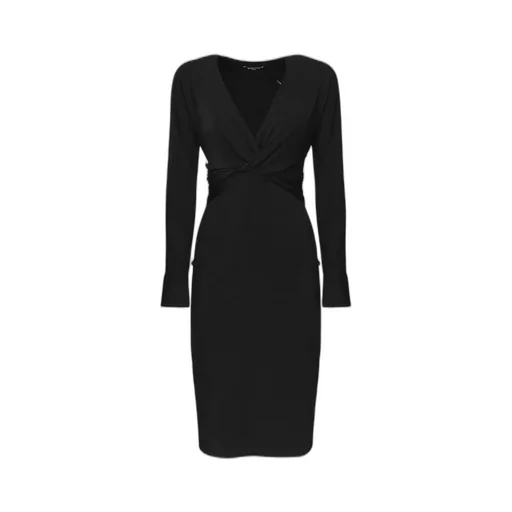 Twist Front Midi Dress