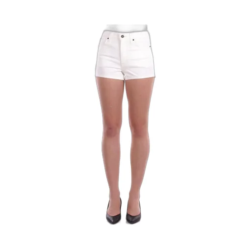 High-Rise Denim Shorts