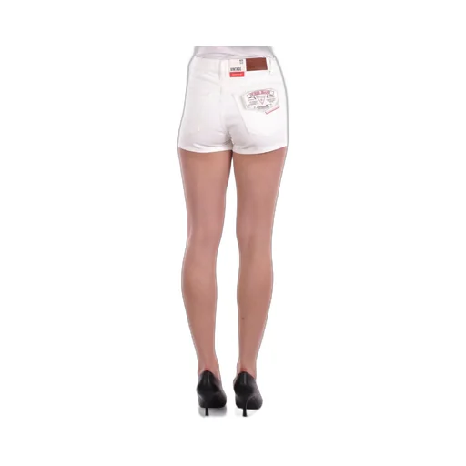 High-Rise Denim Shorts