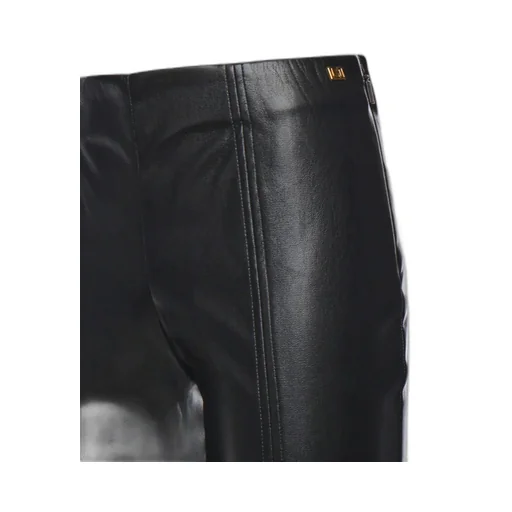 Faux Leather Flare Pants