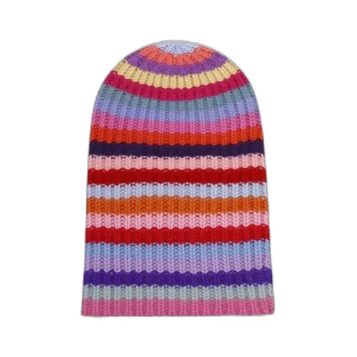 Striped Knit Balaclava