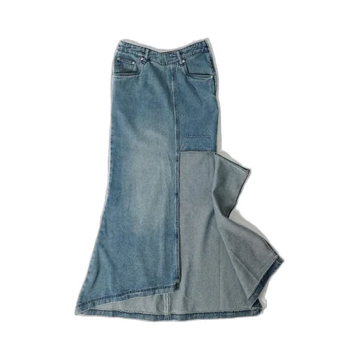 Mermaid Denim Maxi Skirt