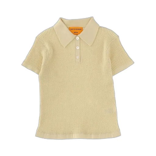 Short Sleeve Knit Polo Shirt