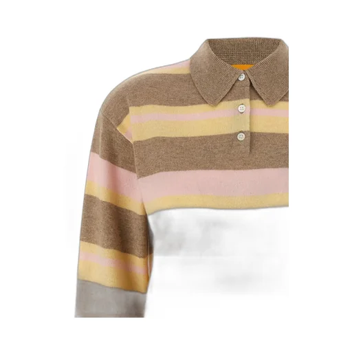 Striped Polo Sweater