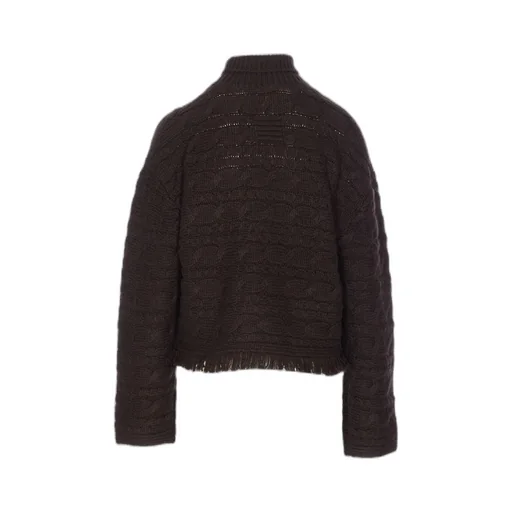 Cable Knit Turtleneck Sweater