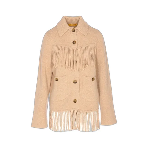 Fringed Knit Jacket