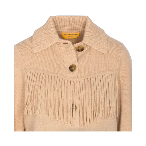 Fringed Knit Jacket