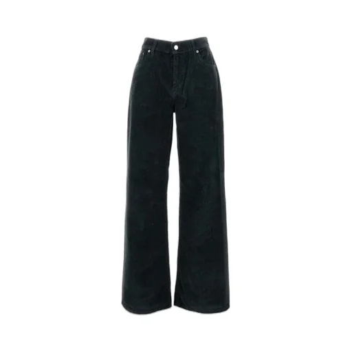 Wide-Leg Corduroy Pants