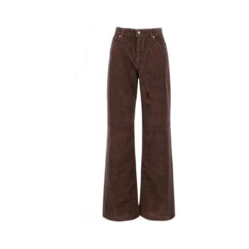Wide-Leg Corduroy Trousers