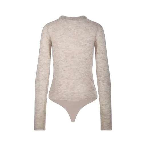 Ribbed Henley Bodysuit