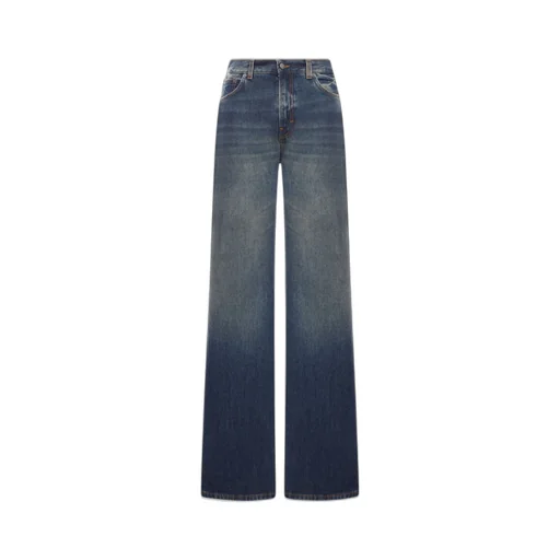 High-Waisted Wide-Leg Jeans