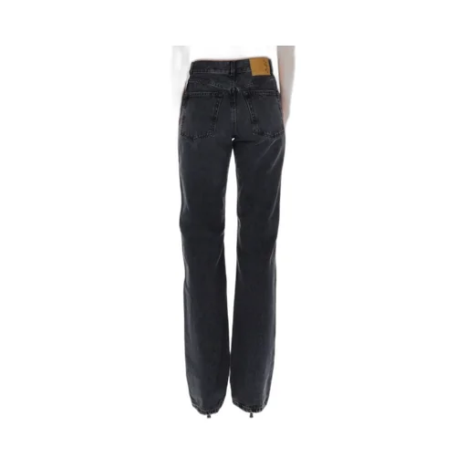 Wide-Leg Leather Trousers