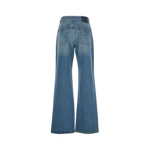 High-Waisted Flared Jeans