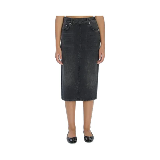 Midi Denim Skirt