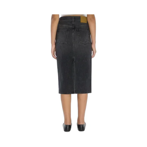 Midi Denim Skirt