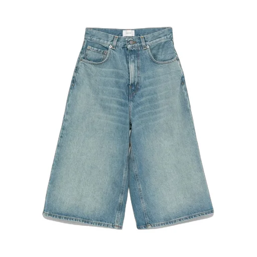 Wide-Leg Cropped Jeans
