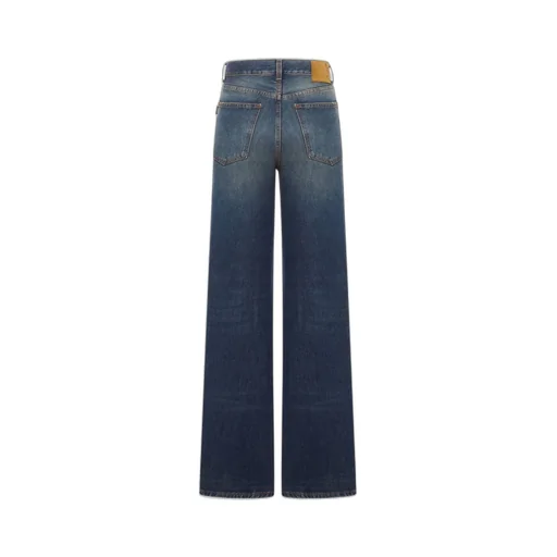 High-Waisted Wide-Leg Jeans