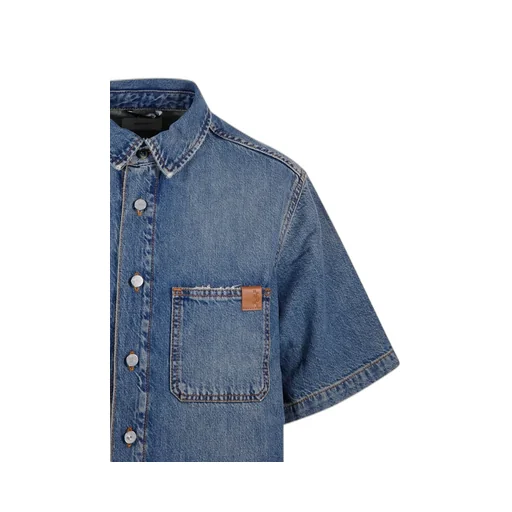 Denim Short Sleeve Shirt