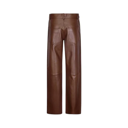 Wide-Leg Pleated Trousers