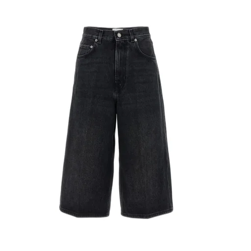 Wide-Leg Cropped Jeans
