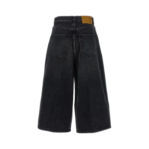 Wide-Leg Cropped Jeans