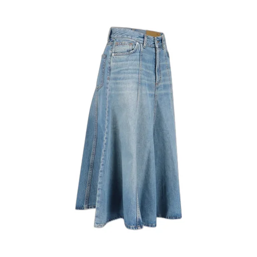 Denim A-Line Skirt
