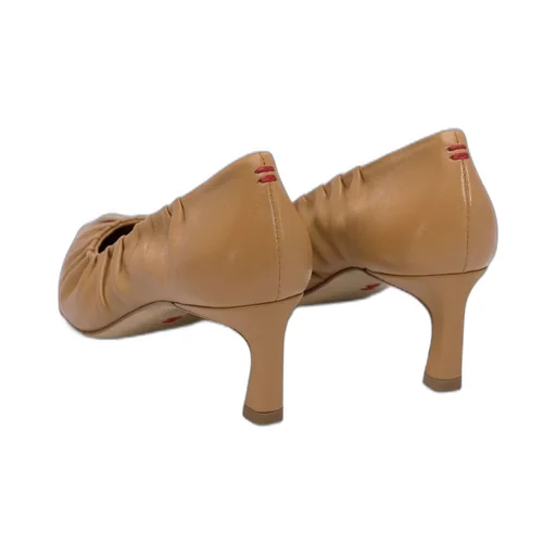 Ruched Pointed Toe Pumps
