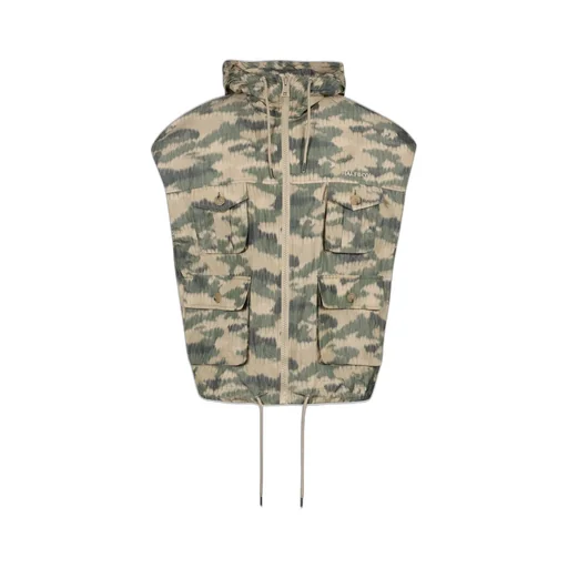Sleeveless Hooded Vest