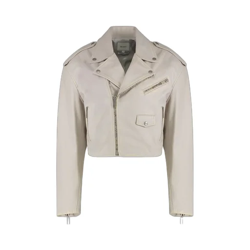 Cropped Moto Jacket